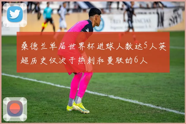 桑德兰单届世界杯进球人数达5人英超历史仅次于热刺和曼联的6人